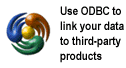 Use ODBC to link your data to third-party products