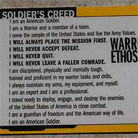 soldier's creed