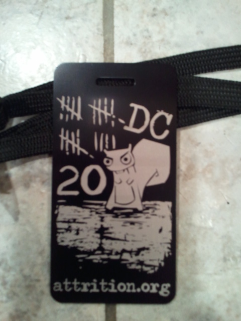 Attrition DC20 Badge